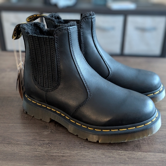 Dr. Martens Shoes - Dr. Martens Pull On Black Chelsea Boots US, 6 Style 2976